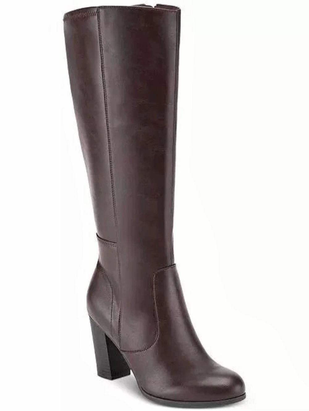 Addy Wide Calf Chocolate Brown Knee High Boots Size 8.5 M